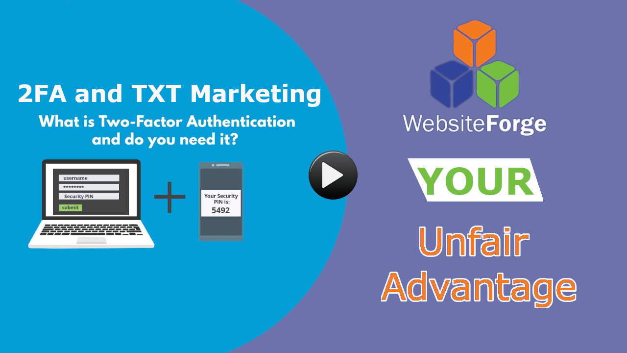 UA V12 Txt Marketing and 2FA